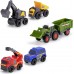 Ігровий набір Dickie Toys Мікро-транспорт 5 машинок, 9 см (3742016) title=