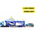Іграшка автоперевізник Dickie Toys Volvo FH16 з 3 машинками та ефектами, 40 см (3747017) title=
