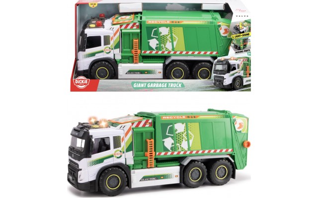 Игрушка мусоровоз Dickie Toys Вольво с подъемным механизмом и звуком, 57 см (3749040)