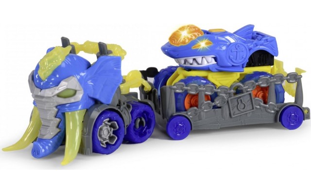 Іграшка машинка Dickie Toys Монстр Рейнджер Дельфін з ефектами, 32 см (3755006)