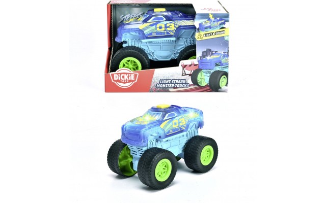 Игрушка машинка Dickie Toys Монстр-трак Соник со светом и звуком, 17 см (3762006)