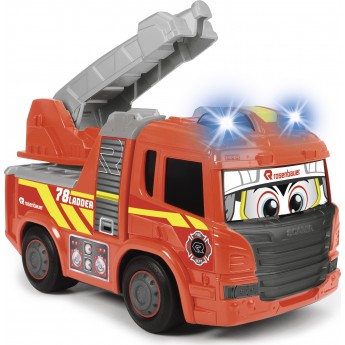 Игрушка пожарная машина Dickie Toys АВС Скания Ферди с лестницей и звуковыми эффектами, 25 см (4114005)