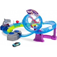 Игровой трек Dickie Toys Белая акула с машинкой и звуковыми эффектами (3338002)