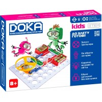 Конструктор электронный DOKA Готовы к взлёту, 14 схем, 15 деталей (D70702)