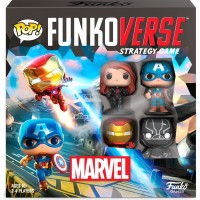 Настольная игра Funko Pop! Marvel Funkoverse с 4 фигурками, 2-4 игрока (46067)