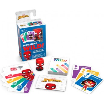 Настольная игра Funko Something Wild! Человек-паук с фигуркой, 45 карт (63763)