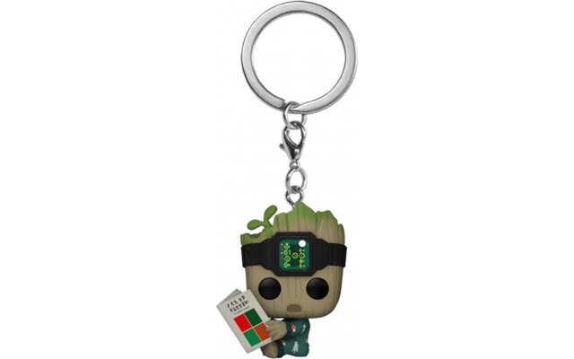 Фигурка-брелок Funko Pop! Грут с книгой, 3.8 см (70647)
