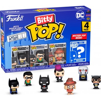 Набір фігурок Funko Bitty Pop! DC, 4 шт в асорт. 2.5 см (76339)