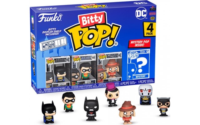 Набір фігурок Funko Bitty Pop! DC, 4 шт в асорт. 2.5 см (76339)