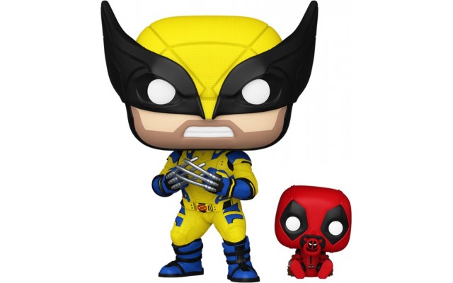 Фігурка Funko Pop! Дедпул 3 Росомаха з Бебіпулом, 9.6 см (82382)