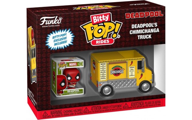 Фігурка Funko Pop! Bitty Pop! Ride Дедпул з вантажівкою, 2.5 см (83625)