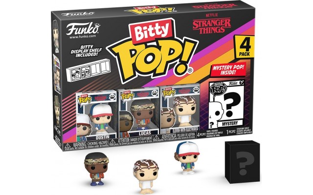 Набір фігурок Funko Bitty POP! Дастін 4 фігурки по 2.5 см (83662)