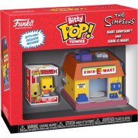 Фігурка Funko Bitty Pop! Town Барт Сімпсон і Квікі-Март (83684)