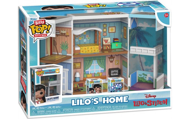 Ігровий набір Funko Bitty POP! Boxes Ліло будиночок з фігурками, 15.8 см (85536)