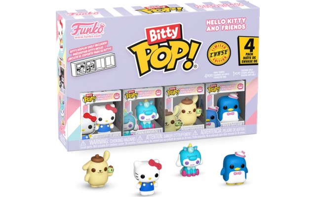 Набор фигурок Funko Pop! Bitty POP! Sanrio Хеллоу Китти, 4 шт., 2,5 см (85713)