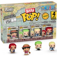 Набір фігурок Funko Bitty POP! Луффі, 4 шт, 2.5 см (86892)