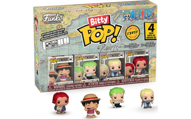 Набір фігурок Funko Bitty POP! Луффі, 4 шт, 2.5 см (86892)