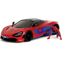 Машинка металлическая Jada Марвел Макларен 720S с фигуркой Человека-Паука 1:24 (253225034)