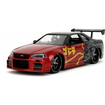 Металева машинка Jada Ґодзілла Ніссан GTR 1:24 (253253024)