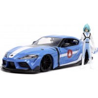 Машинка металлическая Jada Роботех Toyota Supra с фигуркой Макса Стерлинга 1:24 (253255051)