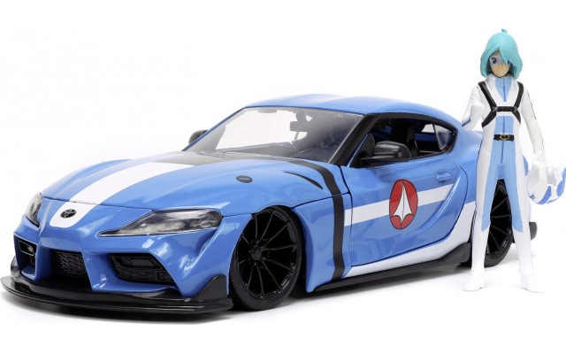 Машинка металлическая Jada Роботех Toyota Supra с фигуркой Макса Стерлинга 1:24 (253255051)
