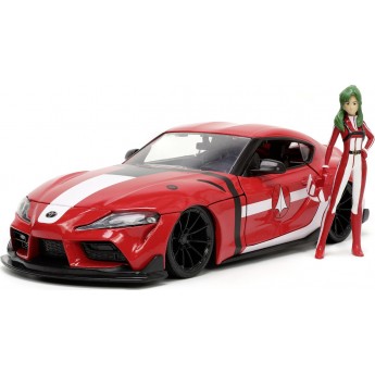 Машинка металлическая Jada Роботех Toyota Supra с фигуркой Мирии 1:24 (253255053)