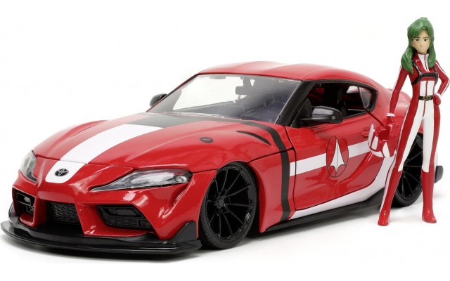 Машинка металева Jada Роботех Toyota Supra з фігуркою Мірії 1:24 (253255053)