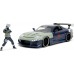Машинка металлическая Jada Наруто Mazda RX-7 с фигуркой Какаши, 1:24 (253255055) title=