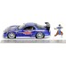 Машинка металлическая Jada Уличный боец Mazda RX-7 с фигуркой Чан-ли 1:24 (253255062) title=