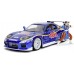 Машинка металлическая Jada Уличный боец Mazda RX-7 с фигуркой Чан-ли 1:24 (253255062) title=