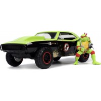 Машинка металева Jada Черепашки-Ніндзя Chevrolet Camaro з фігуркою Рафаеля 1:24 (253285001)