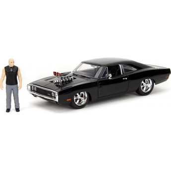 Игрушка машинка Jada Форсаж Додж Чарджер 1970 с фигуркой, 1:24 (9335907314R00)