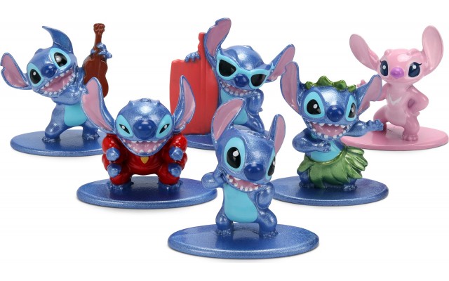 Фигурка Jada Disney Стич металлическая, 4 см, 6 видов в ассортименте (9336770314R00)