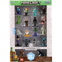 Набір ігрових фігурок Jada Minecraft 14, 18 шт, 4 см (9336788314R00)