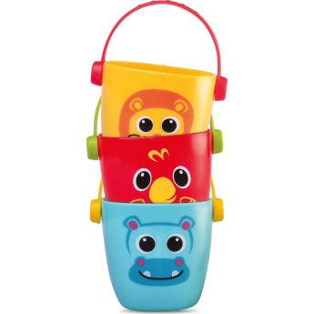 Игрушка Kiddi Smart Водограйчики набор из 3 ведерок для ванной (4332-KS)