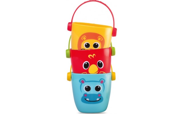 Игрушка Kiddi Smart Водограйчики набор из 3 ведерок для ванной (4332-KS)