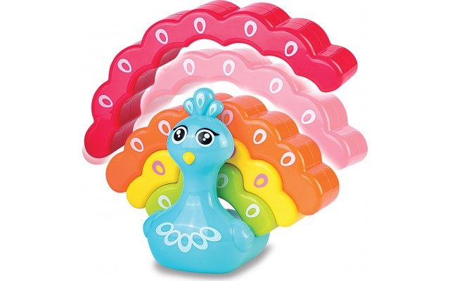 Игрушка-балансир Kiddi Smart Радужное павлинёнок, 20 см (4508-KS)