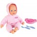 Лялька Klein Baby Coralie м'яка з набором для годування (1723) title=