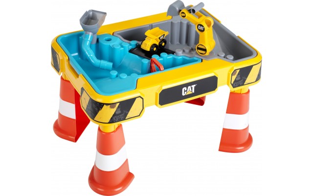Игровой стол-песочница Klein Caterpillar со съемными резервуарами (3237)