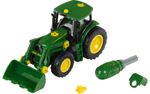 Игрушечный трактор Klein John Deere с фронтальным погрузчиком (3903)
