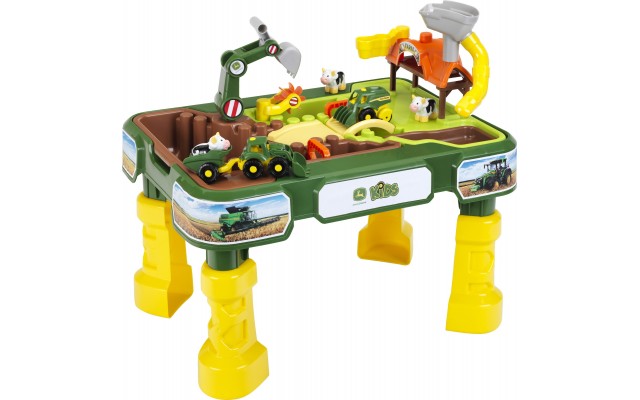 Игровой стол-песочница Klein John Deere Ферма со съемными резервуарами (3948)