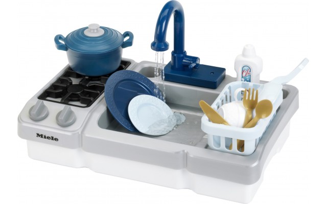Игрушечная мойка Klein Miele с функцией воды и варочной поверхностью (7166)