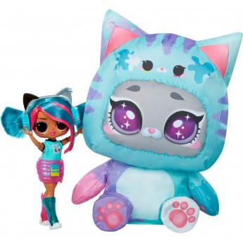 Кукла L.O.L. Surprise! Tweens Costume Эмма Эмо с надувным котенком, 17 см (504139)