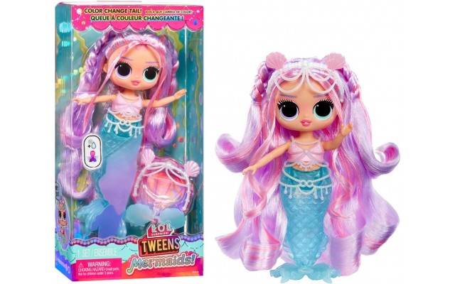 Лялька L.O.L. Surprise! Tweens Mermaids Лана з хвостом, що змінює колір (510444)