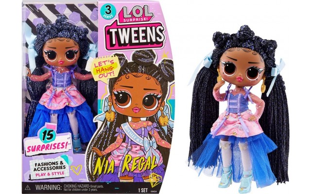 Лялька L.O.L. Surprise! Tweens Нія Ригал з 15 сюрпризами (584087)