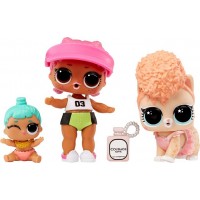 Набор фигурок L.O.L. Surprise! OPP Tot + Pet + Lil Sis Спайки, Китти, Лил Дженни (987895)