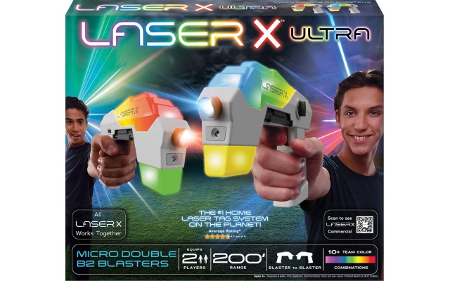 Ігровий набір для лазерних боїв Laser X Ultra Micro для двох гравців, 2 бластери (87551)