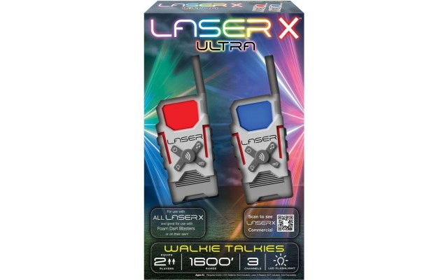 Ігровий набір Laser X Набір рацій Ultra для двох гравців, 14 см, 480 м (87557)