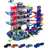 Игровой набор Majorette Гараж Центр гонки 6 уровней со светом и звуком (2059988)