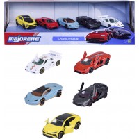 Набор машинок Majorette Lamborghini, 5 моделей, 7,5 см (8502105001)